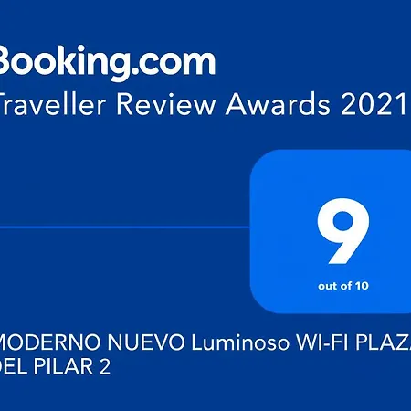 Moderno Nuevo Luminoso Wi-fi Plaza Del Pilar 2 Apartman Zaragoza