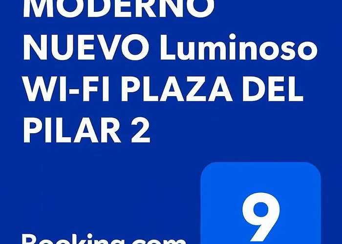 Moderno Nuevo Luminoso Wi-fi Plaza Del Pilar 2 사라고사